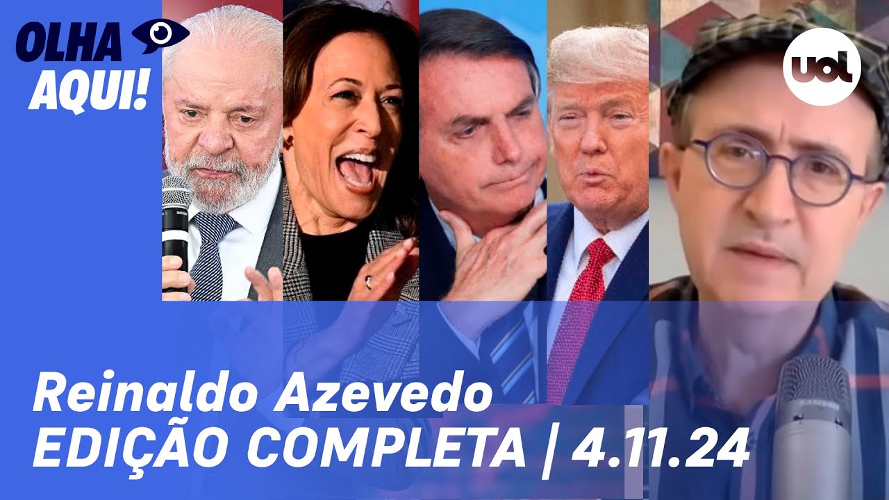 Reinaldo Azevedo: Lula pró-Kamala X Bolsonaro pró-Trump nos EUA; Haddad fala em corte de gastos e +