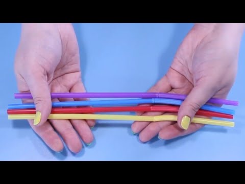 Браслет из трубочек - Простые поделки - Благая весть дети