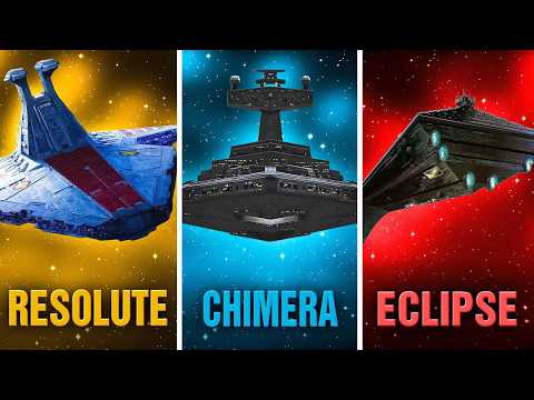 The 10 Most POWERFUL Capital Ships in ALL of Star Wars!