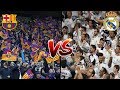 Barcelona fans compared to Real Madrid fans