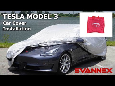 Car Cover for Tesla Model 3 - Instructions