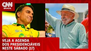 Vídeo: Flávio participa de ato no Espírito Santo; aliados de Lula caminham em SP | BOLETIM CNN