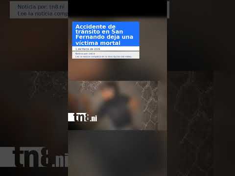 Accidente de tránsito en San Fernando deja una víctima mortal