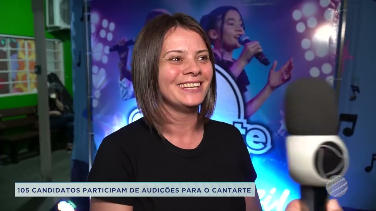 105 CANDIDATOS PARTICIPAM DE AUDIÇÕES PARA O CANTARTE