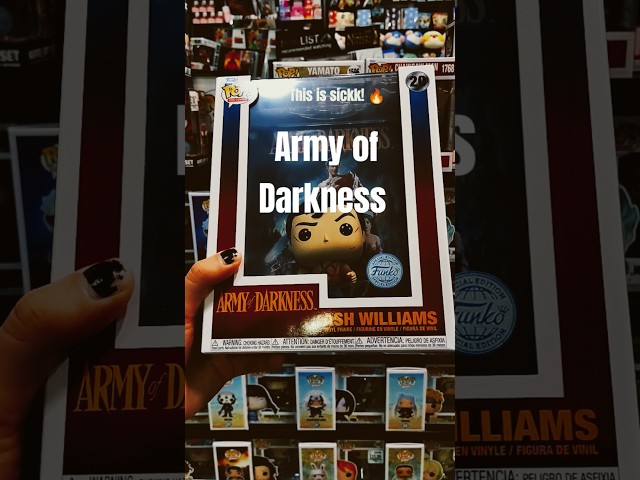 Vídeo relacionado con Funko Pop! Movies: Army of Darkness - Ash Williams with Boomstick - Figura de Vinilo Coleccionable - Idea de Regalo - Mercancia Oficial - Juguetes para Niños y Adultos - Movies Fans