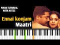 Ennai Konjam Maatri Song Khakka Khakka Piano Notes