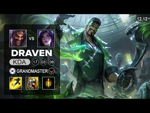 Draven vs Kai'Sa ADC - KR Grandmaster - Patch 12.12 Season 12