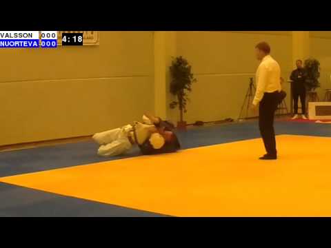 Judo Nordic Championships 2014: M-90: VALSSON - NUORTEVA