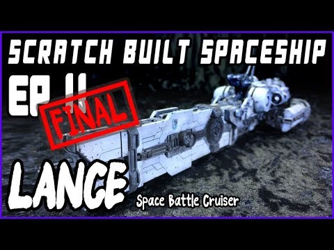 [Plastic Model] Scratch Built Sci-Fi Spaceship LANCE EP11 [Final Episode]
