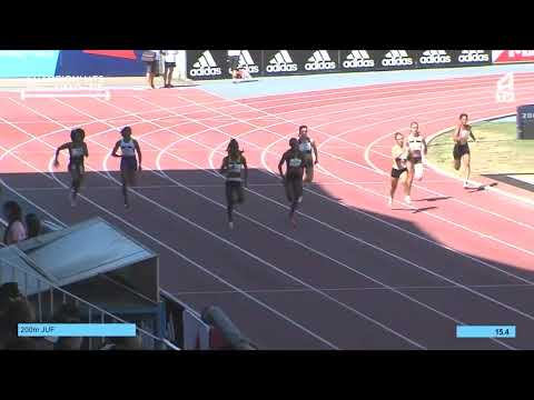 Championnats de France CA/JU 2022 - 200m JUF Série 1 (Emma Guion 5e en 25.16)