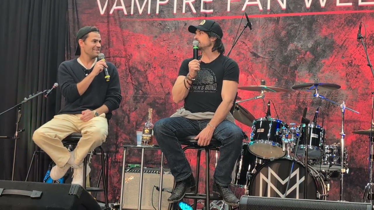Creation Entertainment Vampire Fan Weekend Orlando 2024 Ian Somerhalder & Paul Wesley main Q&A panel