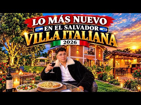 INAUGURACIÓN  NUEVA VILLA ITALIANA EN EL SALVADOR 2016
