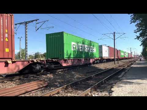 [4K] Trafic feroviar / Rail traffic in Bucuresti Baneasa - 12.09.2022