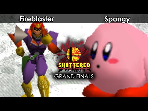 Smash 64: Fireblaster (Captain Falcon) V Spongy (Kirby) - Shattered 83 Tournament SSB64