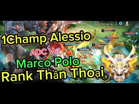 Honor of kings - 1Champ Alessio ADC VỚI Marco Polo Rank Thần Thoại ⭐ VGVD