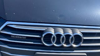 2017 Audi A4 parking brake malfunction