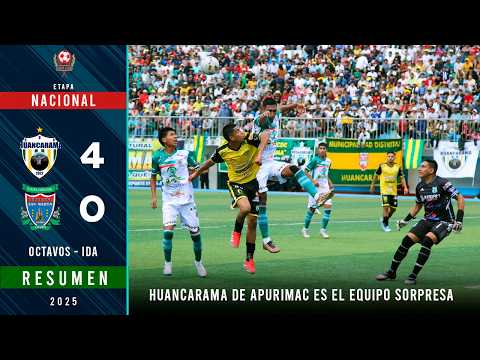 CDC HUANCARAMA vs SAN MARTÍN TOURS (4-0) | RECAP - ROUND OF 16 (1ST LEG) Nacional | Copa Perú 2025