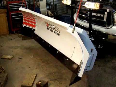 Blizzard power plow just installed.