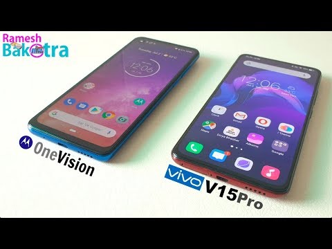 Motorola One Vision vs Vivo V15 Pro SpeedTest and Camera Comparison