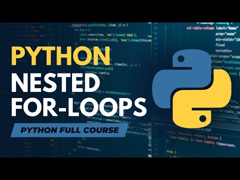 Nested For Loops In Python Python Full Course In Hindiurdu Tutorial 16