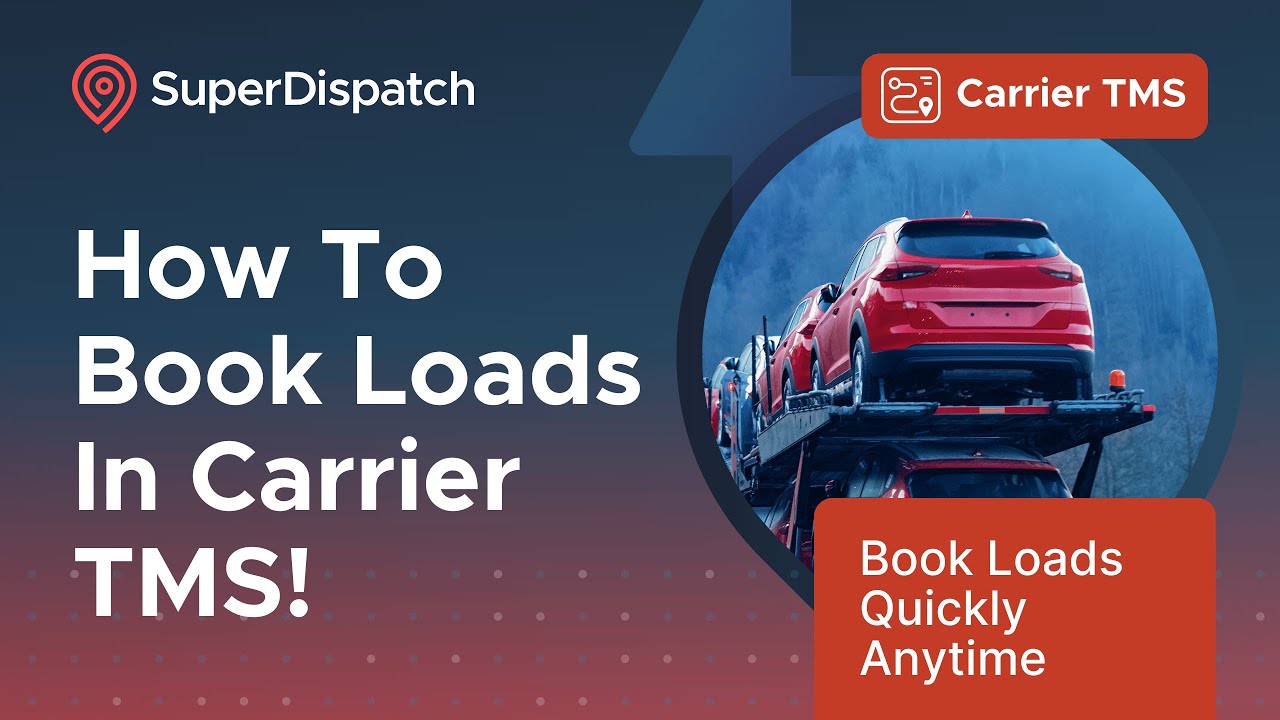 Super Dispatch product dashboard, from official YouTube demo