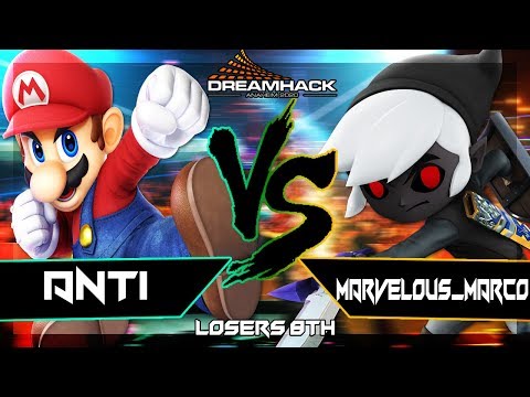 DH ANAHEIM 2020 | T1 ANTi (Mario) Vs. W8 Marvelous_Marco (Toon Link) Losers 8th - SSBU