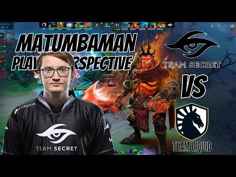 Matumbaman [Wraith King] Player perspective Team Secret VS Liquid -DreamLeague Season 15 DPC