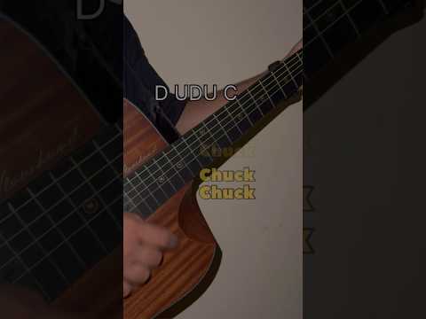 Master the Chuck Strumming Pattern on Guitar! 🎸🔥 #GuitarTips #StrummingTechniques #viralmusic