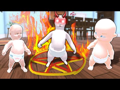 Baby Summons a DEMON & Destroys the House! - Who's Your Daddy 2 Multiplayer