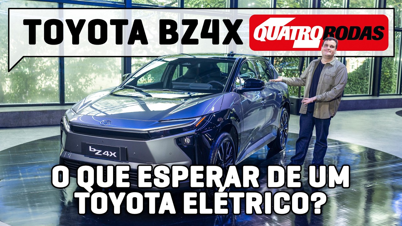 Toyota bZ4x: as ESQUISITICES do carro elétrico que POUCOS PODERÃO COMPRAR no Brasil