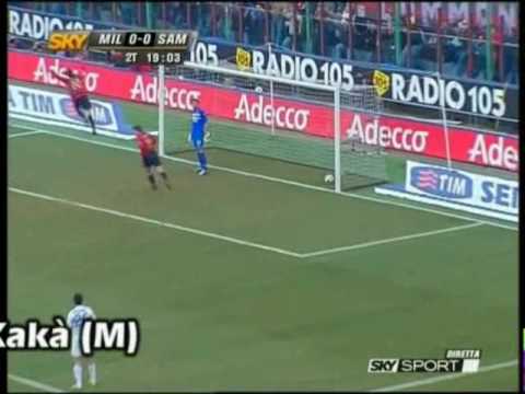 Milan 2004 05 Milan- Sampdoria  1-0 gol di kakà