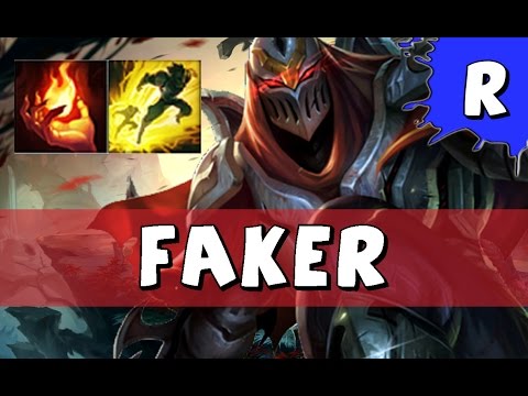 SKT T1 Faker as Zed vs Lissandra MID - S5 KR Master SoloQ - League of Legends