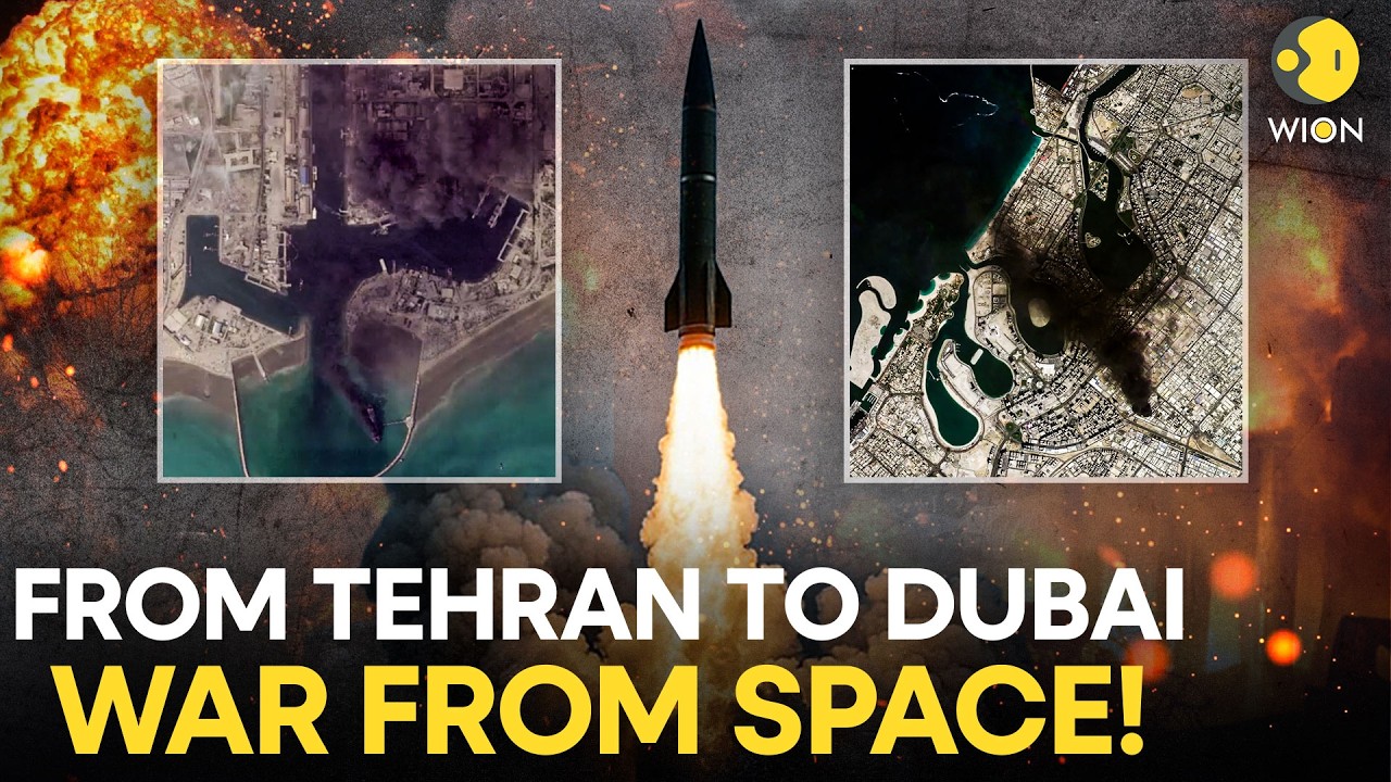 Israel-Iran War: Before/After Satellite Images Reveal War Damage in Dubai and Iran | WION ORIGINALS