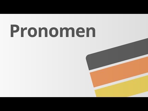 Deutsch Grammatik: Pronomen (Einführung) | Deutsch | Grammatik und Rechtschreibung