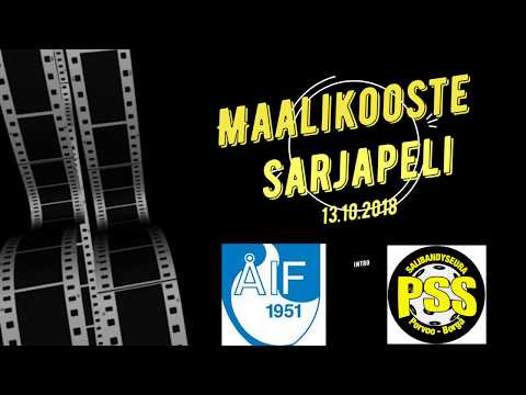 Maalikooste ÅIF - PSS B-pojat (Sarjapeli 13.10.2018)