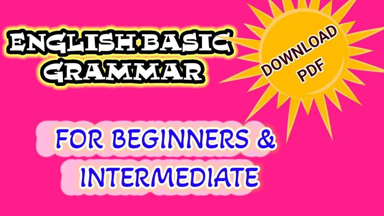 English Grammar PDFs for Beginners & Advance | Basic Grammar Books @learneasilyhub