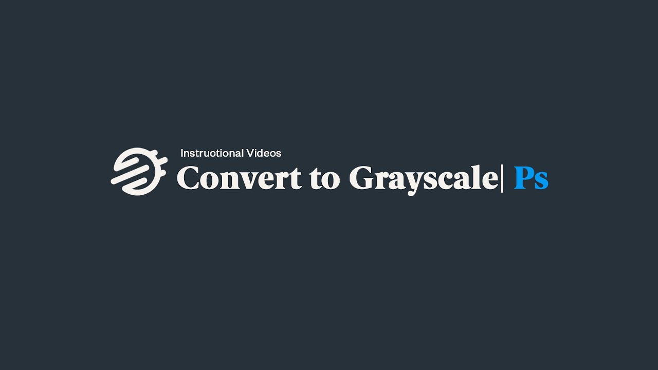 Adobe Photoshop: How to Convert Artwork to Grayscale