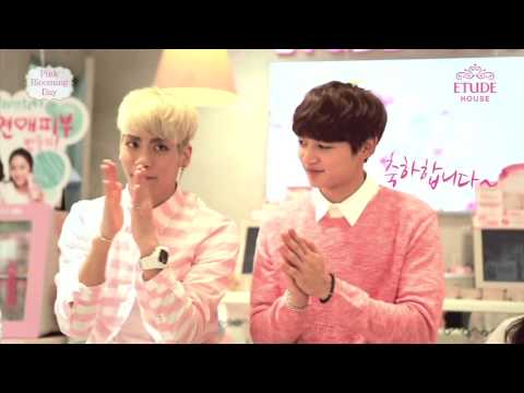 [140528] ETUDE Pink Blooming Day with Jonghyun & Minho ♥♥