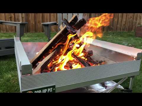 The Fireside Outdoor Pop Up Fire Pit Is Incredibly Versatile
