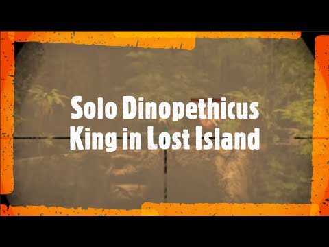 Solo Dinopethicus Alpha Boss (Ark Lost Island Official Server)