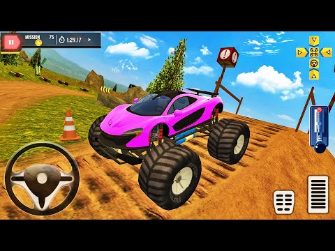 Mclaren 570S Monster Truck Driving - 4x4 Offroad Parking Simulator - Android Gameplay