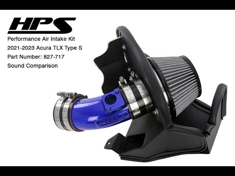 2021-2023 Acura TLX Type S HPS Performance Air Intake Kit Sound Comparison