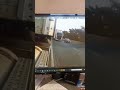 Truck Driver Knocks VW Polo Into Another Truck
