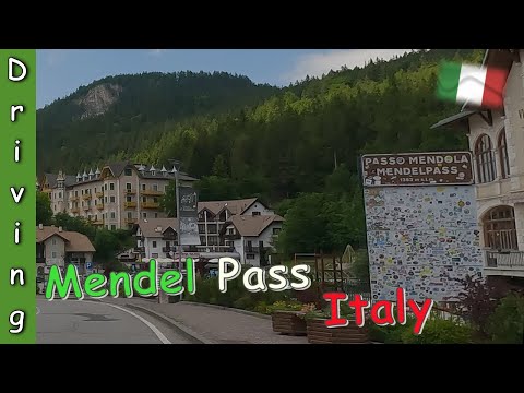 Driving Mendel Pass, Italy.
