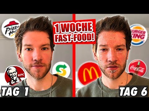 1 WOCHE NUR FAST-FOOD!