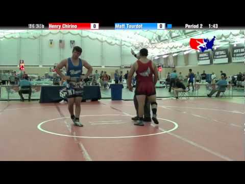 University Nat`ls FS  120 KG / 264.5 lbs: Henry Chirino vs. Matt Tourdot