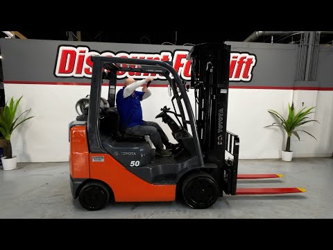 TOYOTA 8-Series 8FGCU25 5,000 lb LP(Propane) #7491 - Forklift for Sale