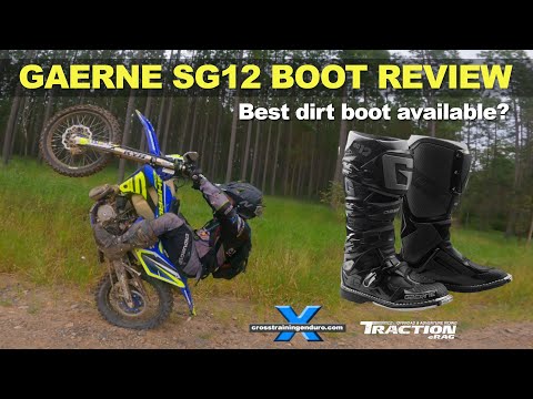 Gaerne SG12 boot review: best dirt boot available? Cross Training Enduro