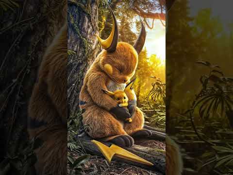 Raichu and Pikachu. Real Pokémon.  #pokemon #raichu #pikachu