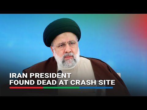 Crash site of helicopter that carried Iran president